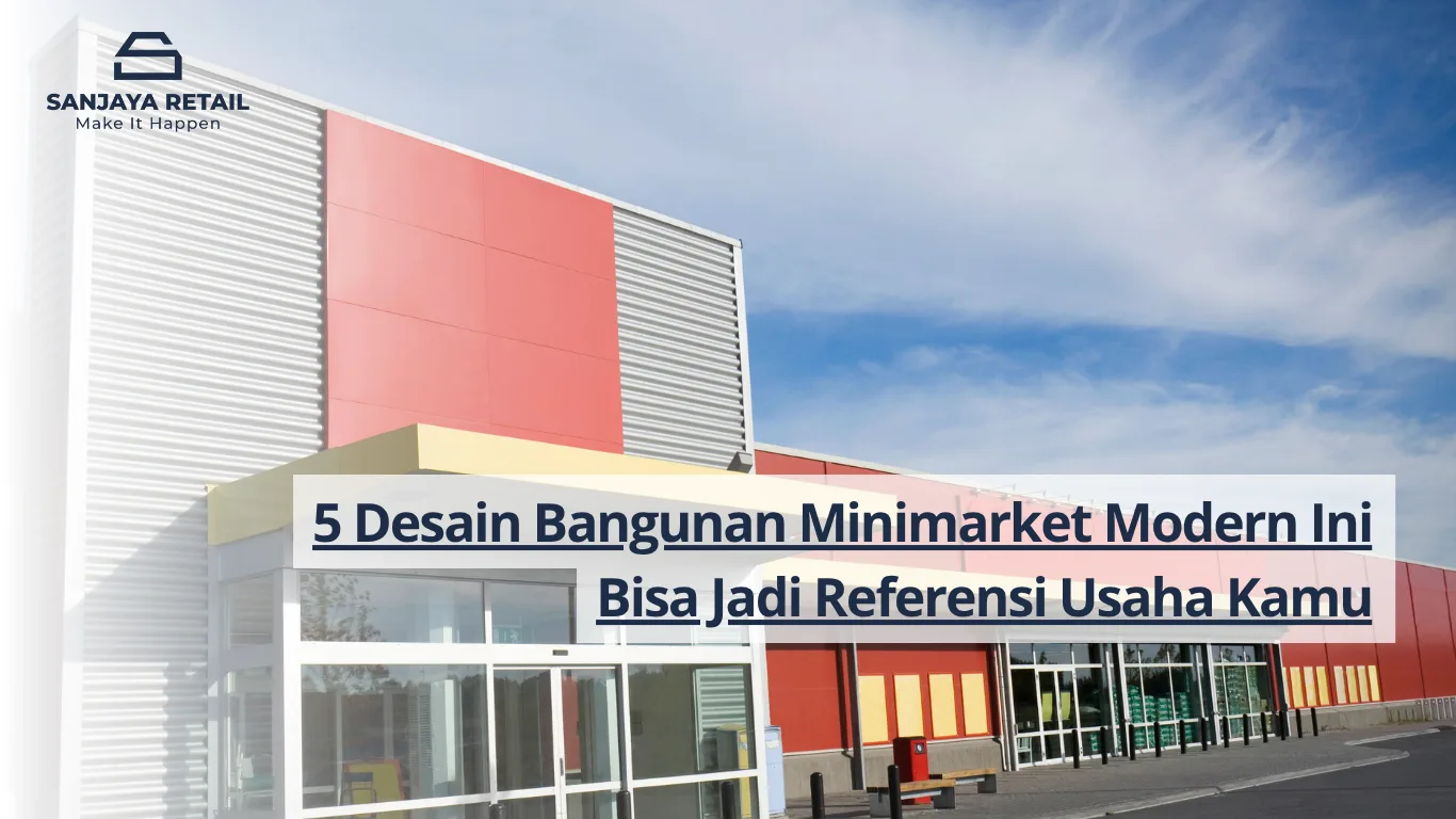 desain bangunan minimarket