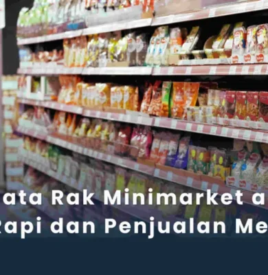 menata rak minimarket